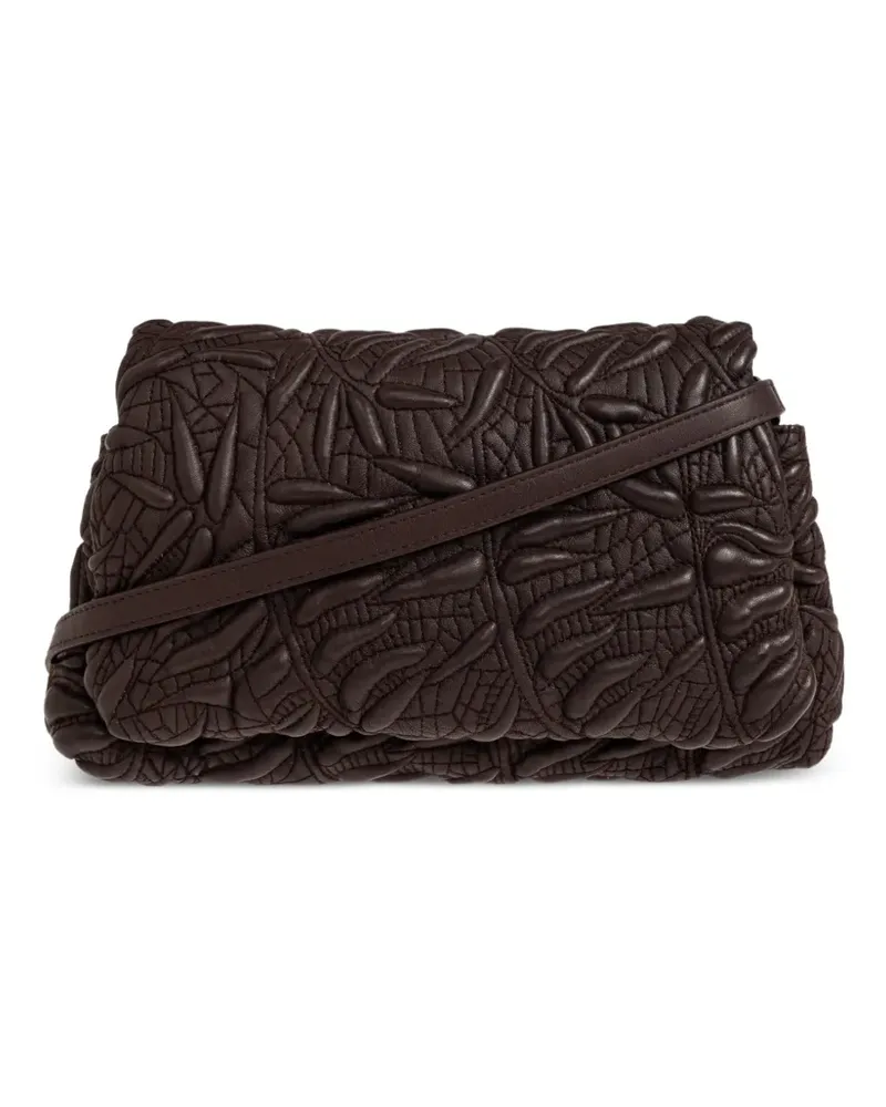 MUNTHE Gesteppte Foluke Clutch - Braun Braun