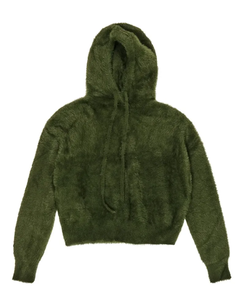 BIMBA Y LOLA Hoodie mit Pelzstruktur - Grün Grün
