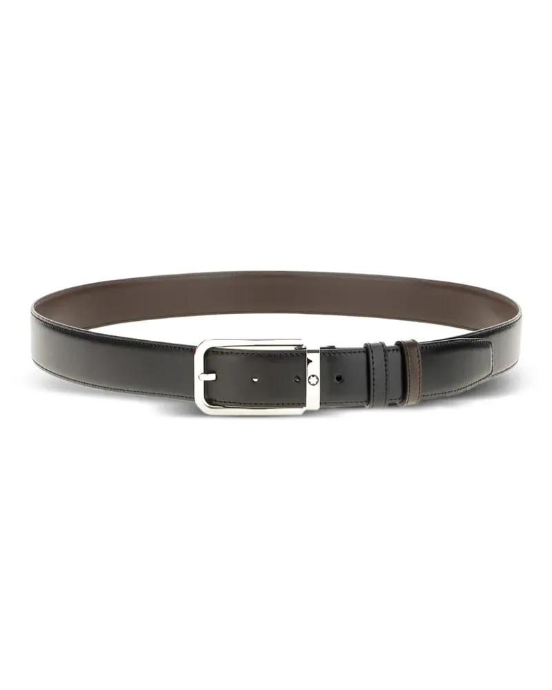 Montblanc Wendbarer Gürtel - Schwarz Schwarz