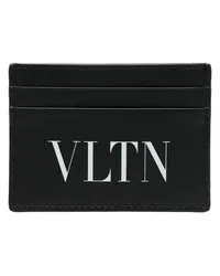 Valentino Garavani Kartenetui mit VLTN-Print Schwarz