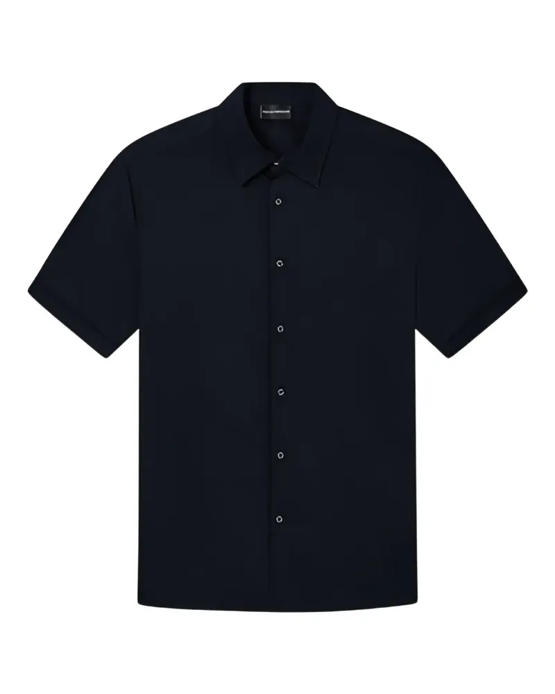 Emporio Armani Kurzärmeliges Hemd - Blau Blau