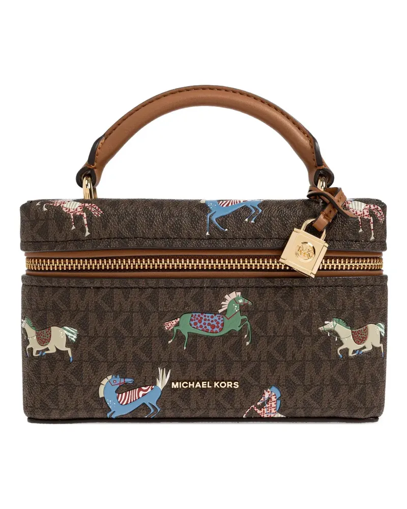 Michael Kors Jana horse-print tote bag - Braun Braun