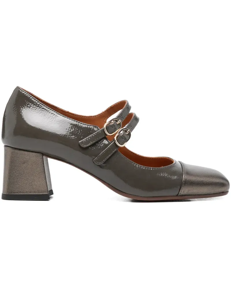 Chie Mihara buckle-strap heeled pumps - Grau Grau