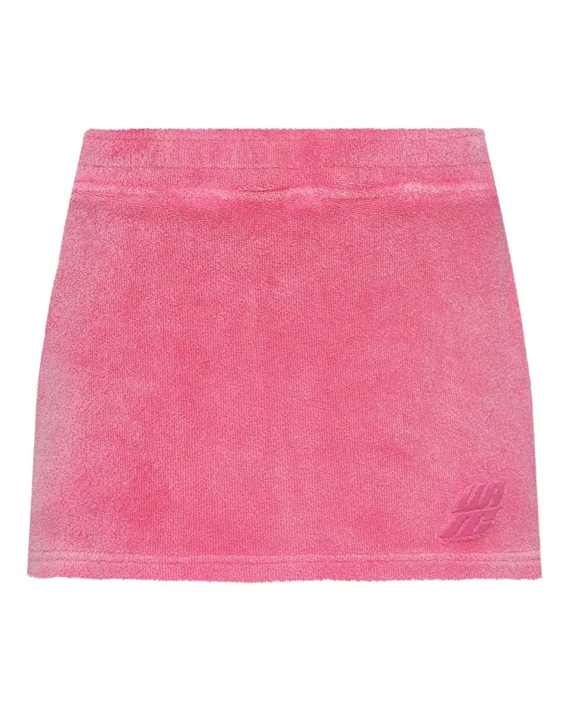 Alexander Wang Jeansrock mit Logo-Stickerei - Rosa Rosa