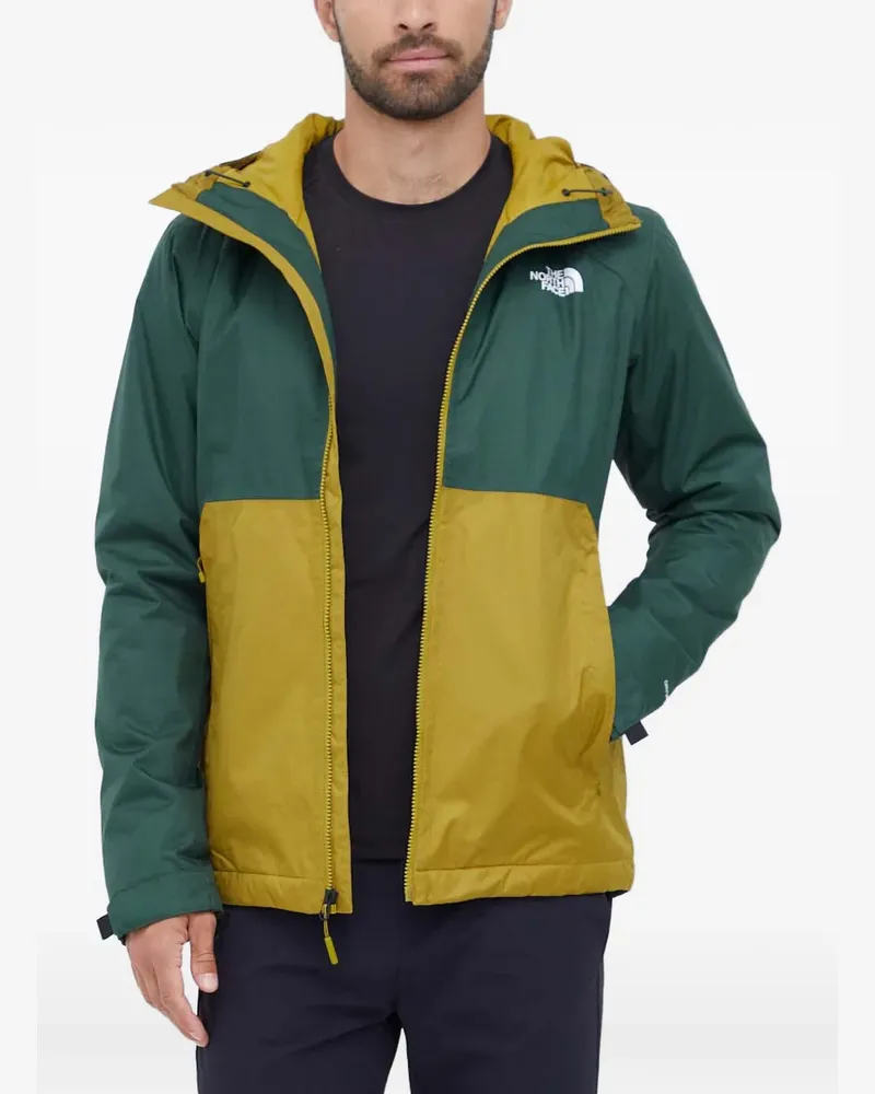 The North Face hooded colour-block performance jacket - Grün Grün