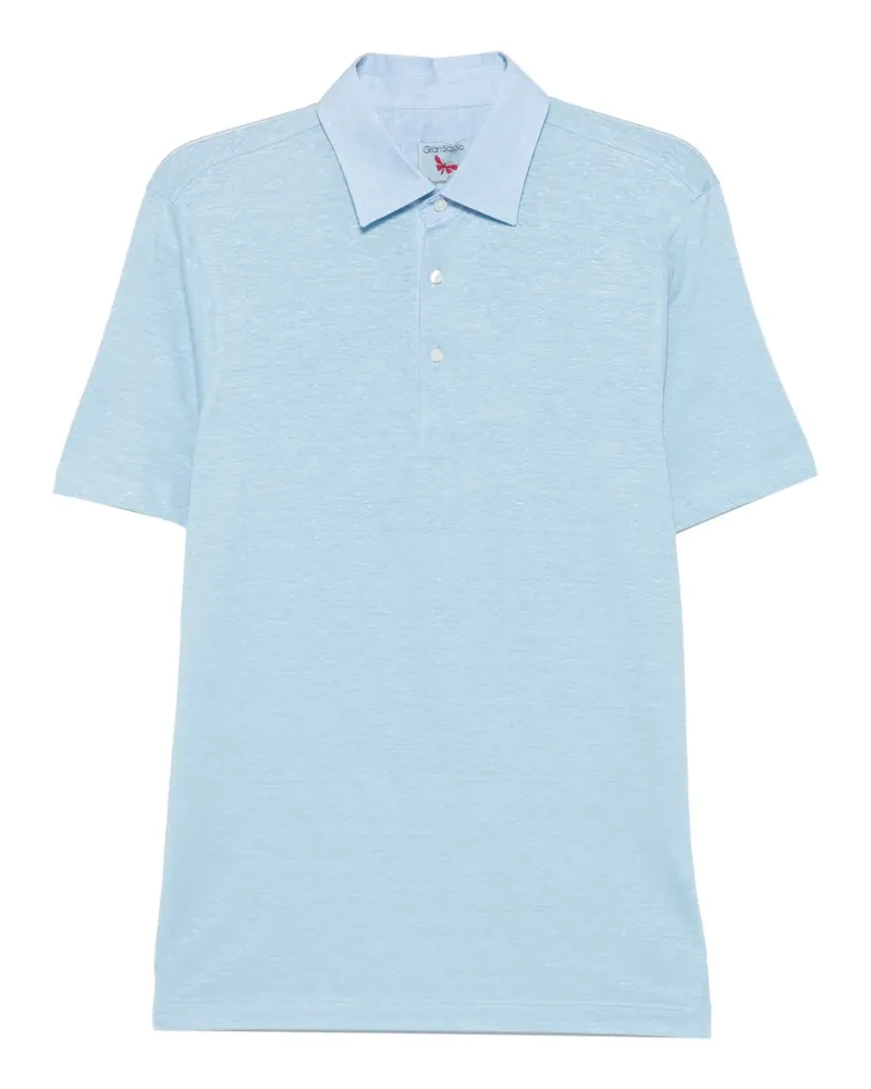 Gran Sasso short-sleeve polo shirt - Blau Blau