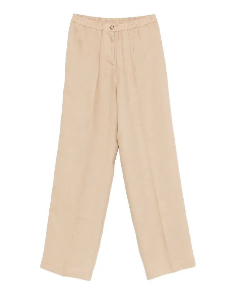 Manuel Ritz button trousers - Nude Nude