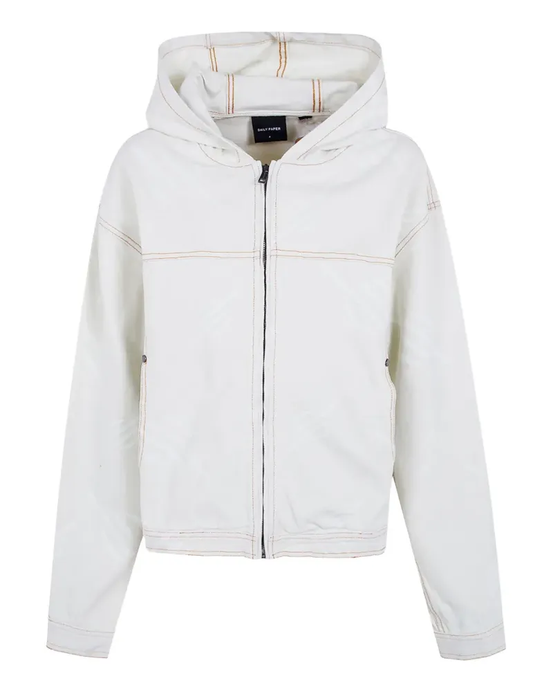 Daily Paper Kapuzenjacke mit Monogrammmuster - Nude Nude