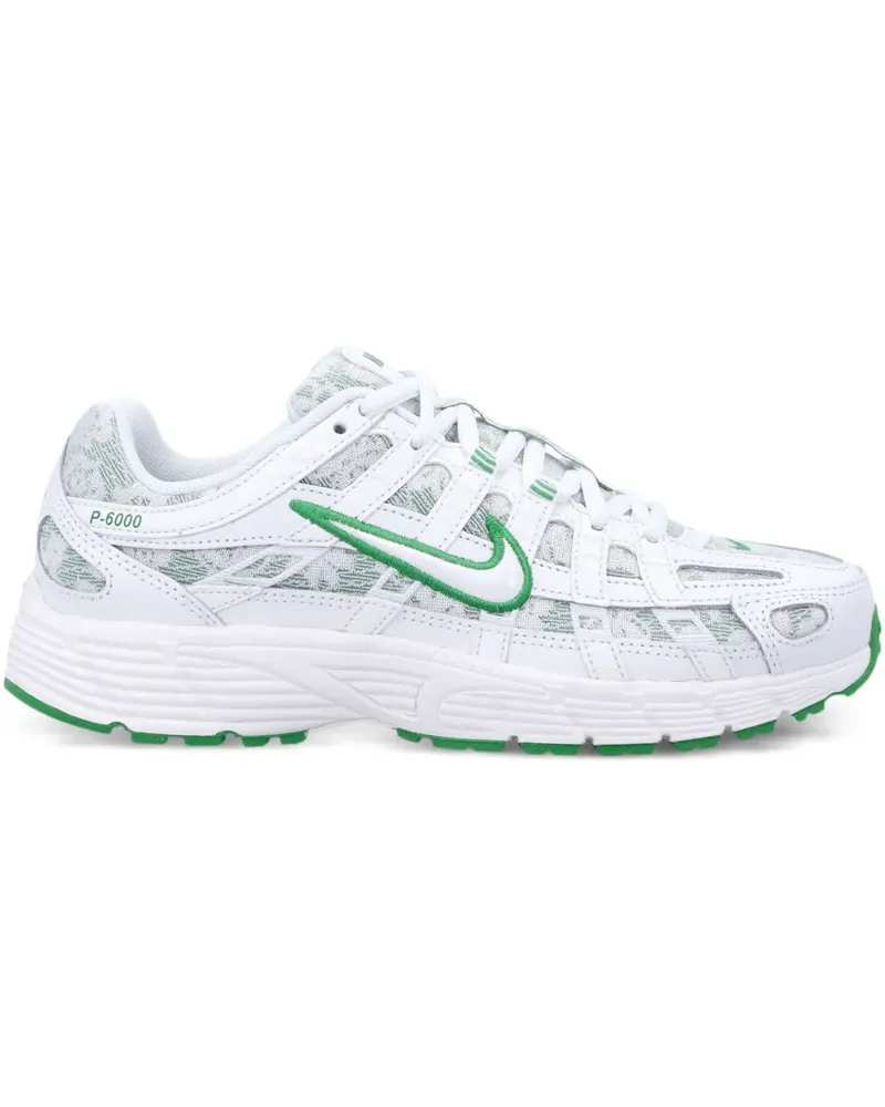 Nike Gemusterte P-6000 Sneakers - Weiß Weiß