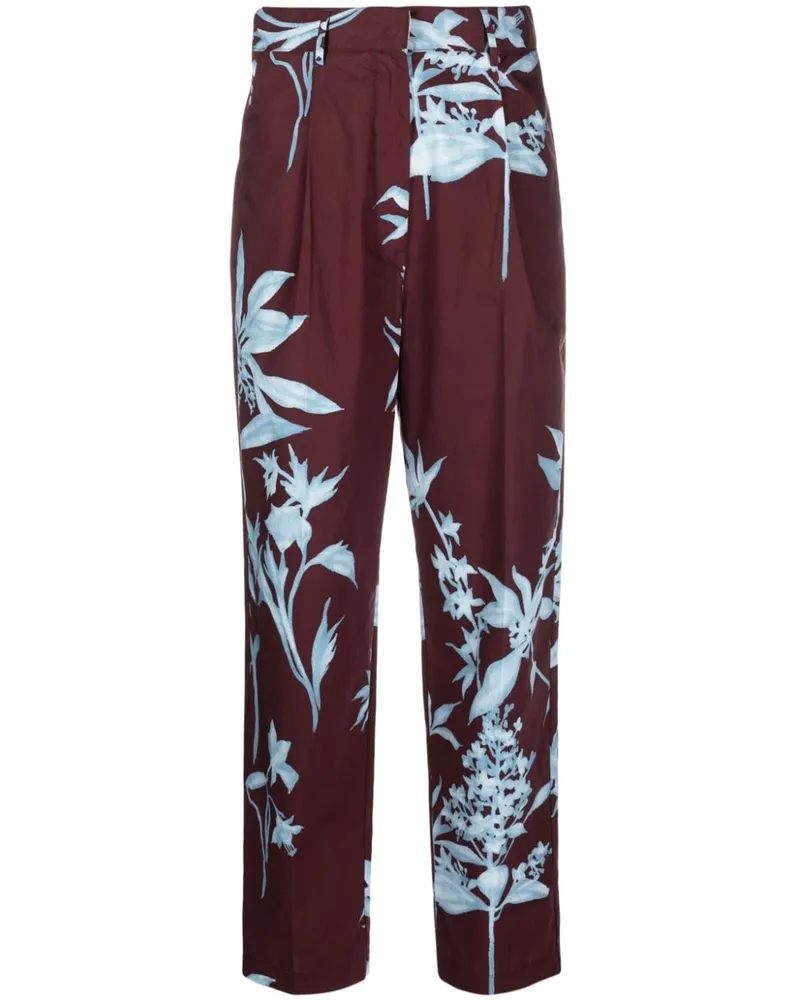 forte_forte Gerade Hose - Braun Braun