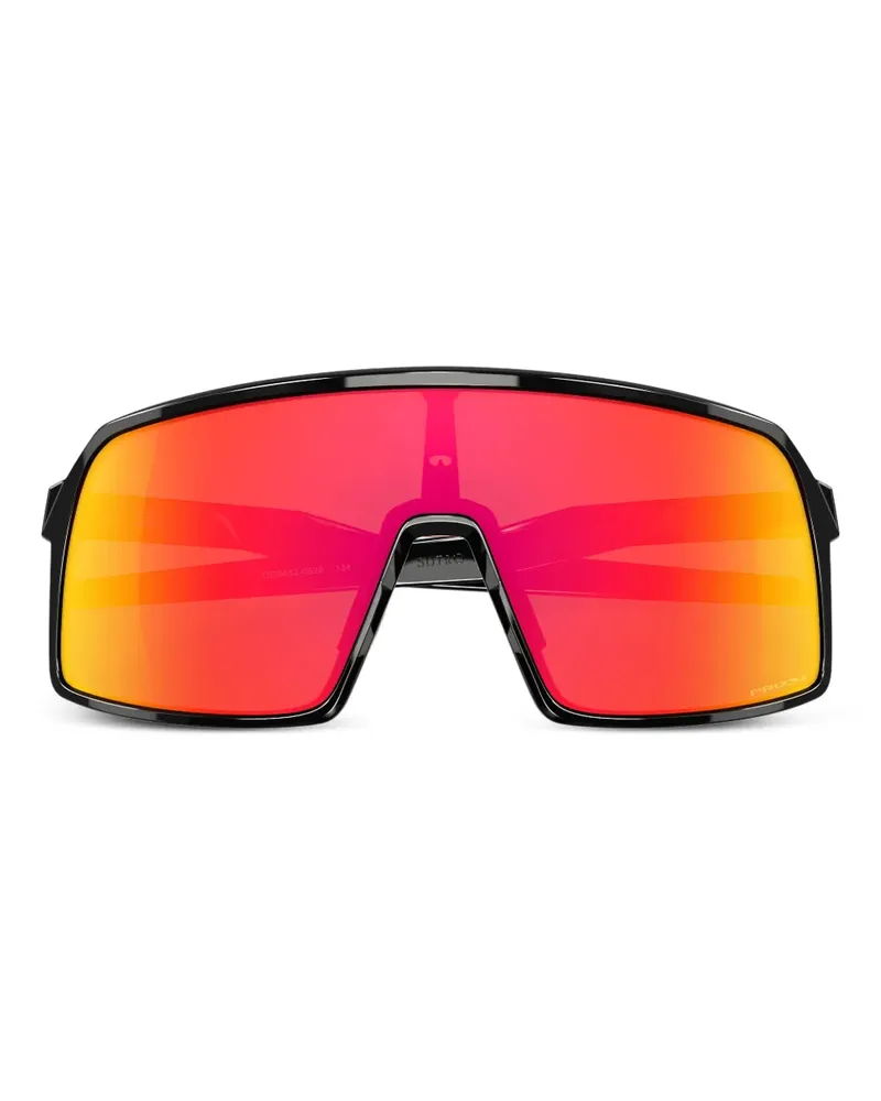Oakley Sonnenbrille mit Shield-Gestell - Schwarz Schwarz