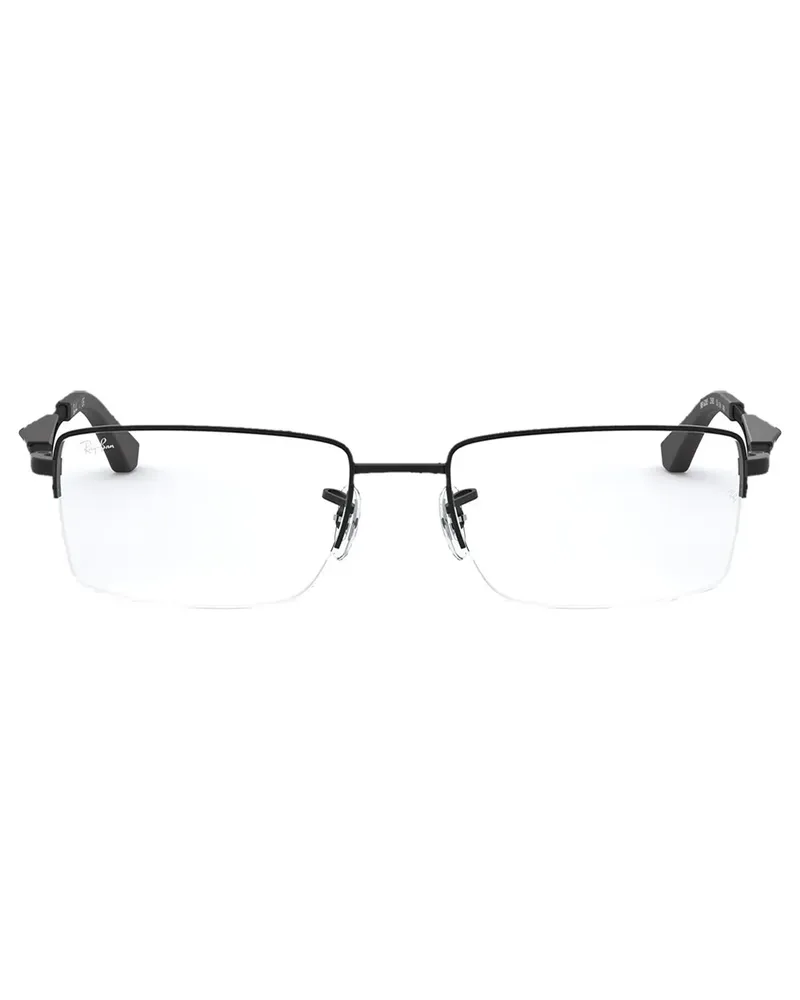 Ray Ban Brille mit eckigem Gestell - Weiß Weiß