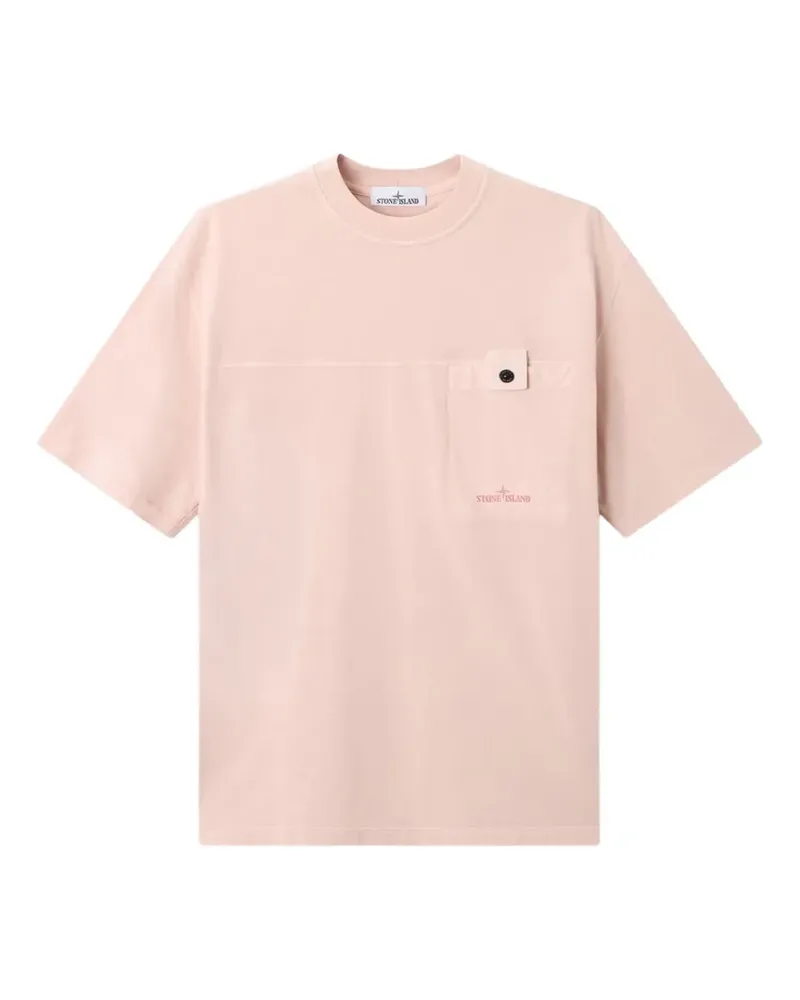 Stone Island 2100028 organic cotton jersey T-shirt - Rosa Rosa