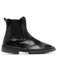 Moma Klassische Chelsea-Boots Schwarz