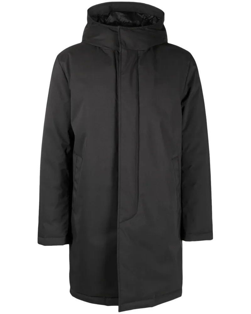 Fay Double Morning Regenmantel - Schwarz Schwarz