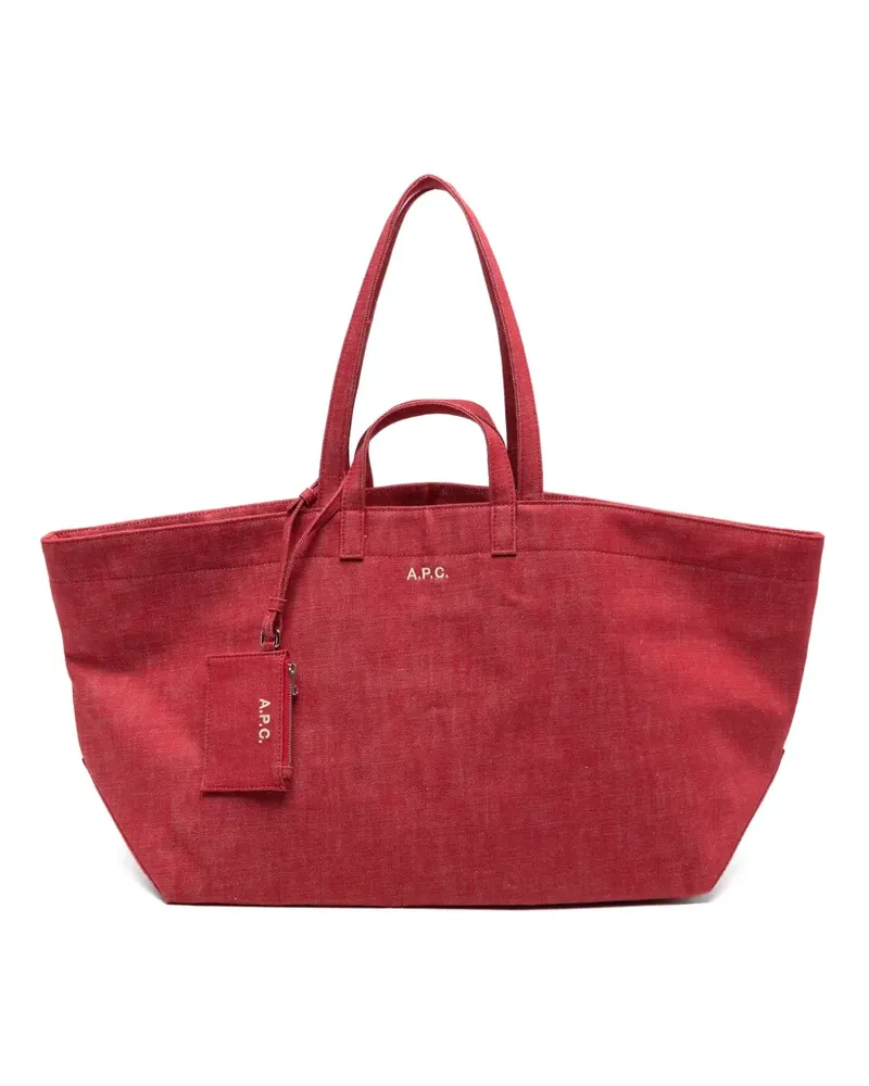 A.P.C. Le Drummer tote bag - Rot Rot