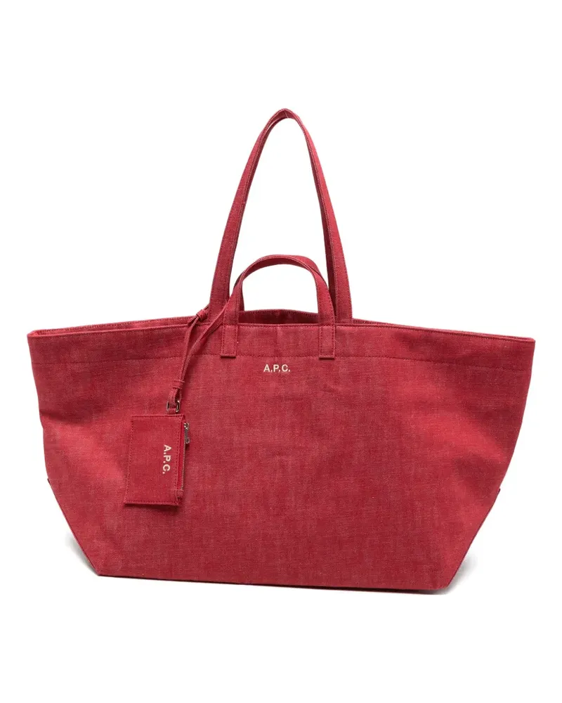 A.P.C. Le Drummer tote bag - Rot Rot
