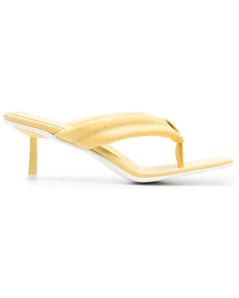 Le Silla Aiko Sandalen mit eckiger Kappe - Gelb Gelb