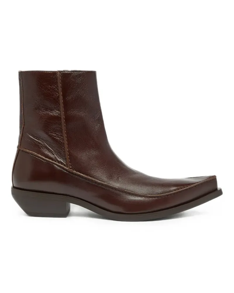 Diesel D-Frido-30-Tr pointed-toe boots - Braun Braun