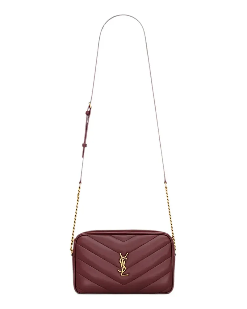 Saint Laurent Gesteppte Loulou Schultertasche - Rot Rot