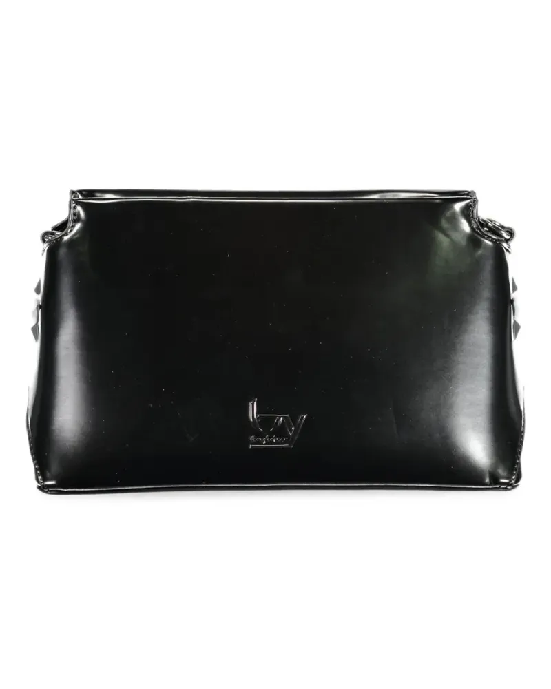 Byblos patent-leather star-stud clutch bag - Schwarz Schwarz