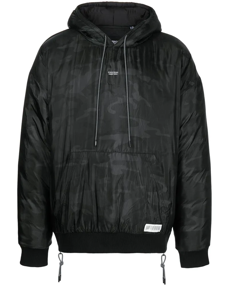 Mostly Heard Rarely Seen Kapuzenjacke mit Logo Schwarz