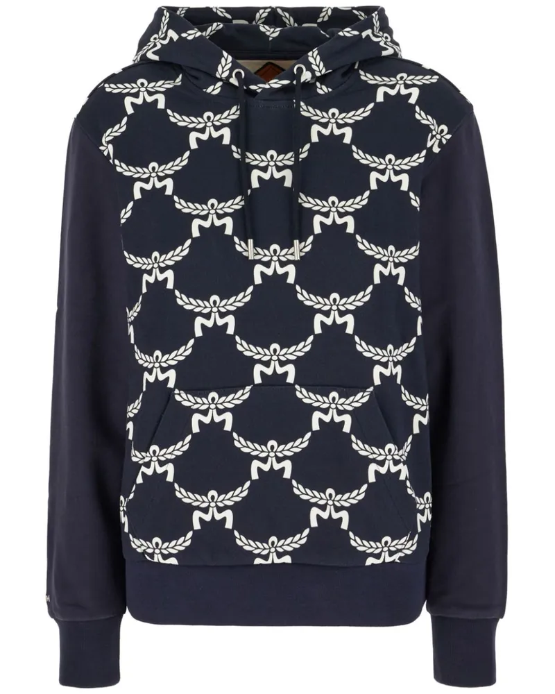 MCM Hoodie mit Print - Blau Blau