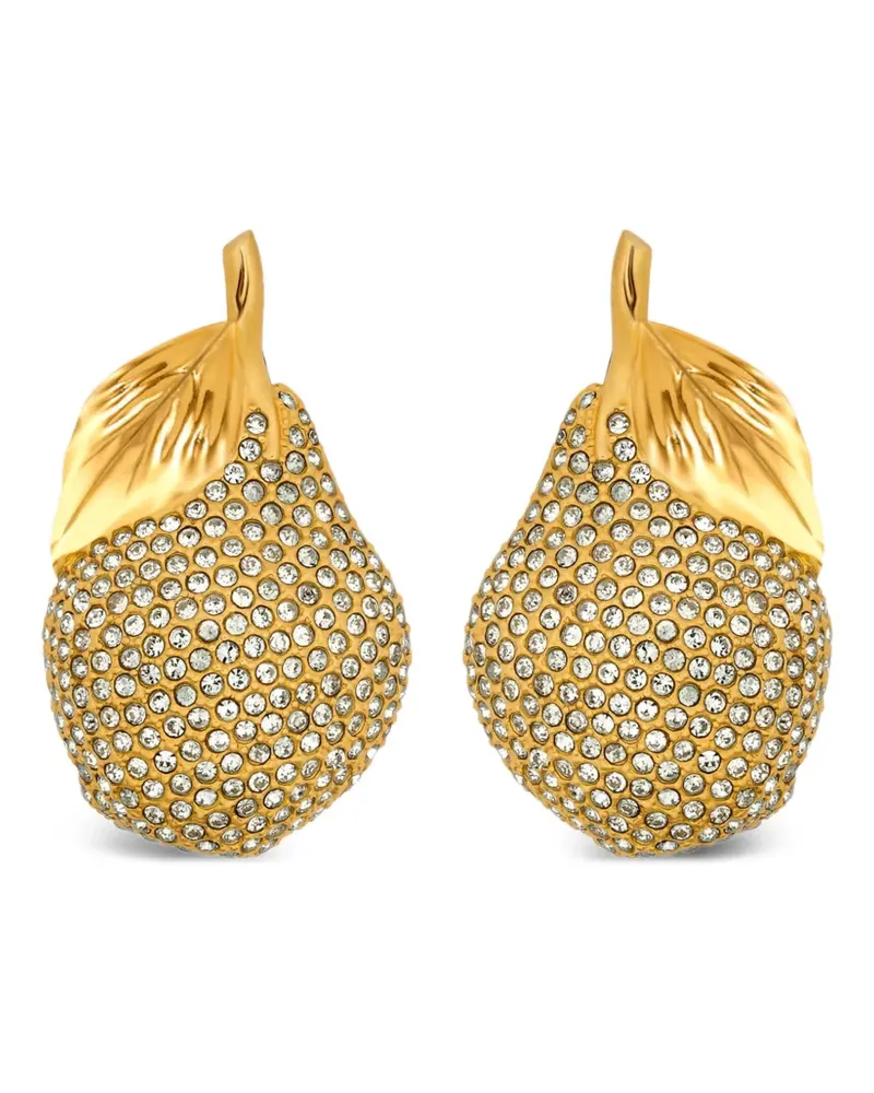 Oscar de la Renta Ohrringe mit Perlenverzierung - Gold Gold