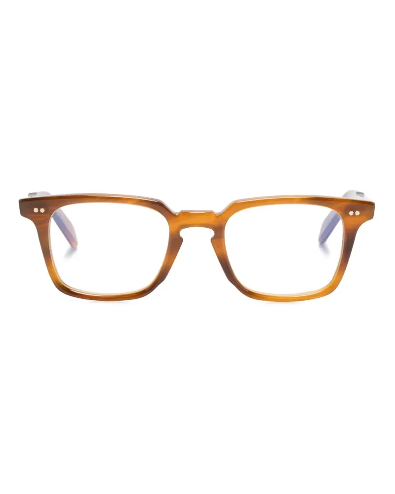 Cutler and Gross Brille mit eckigem Gestell - Braun Braun
