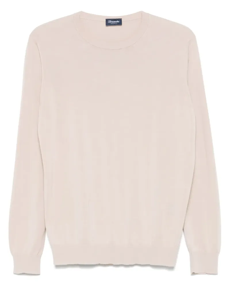 Drumohr  Pullover aus Baumwolle - Nude Nude