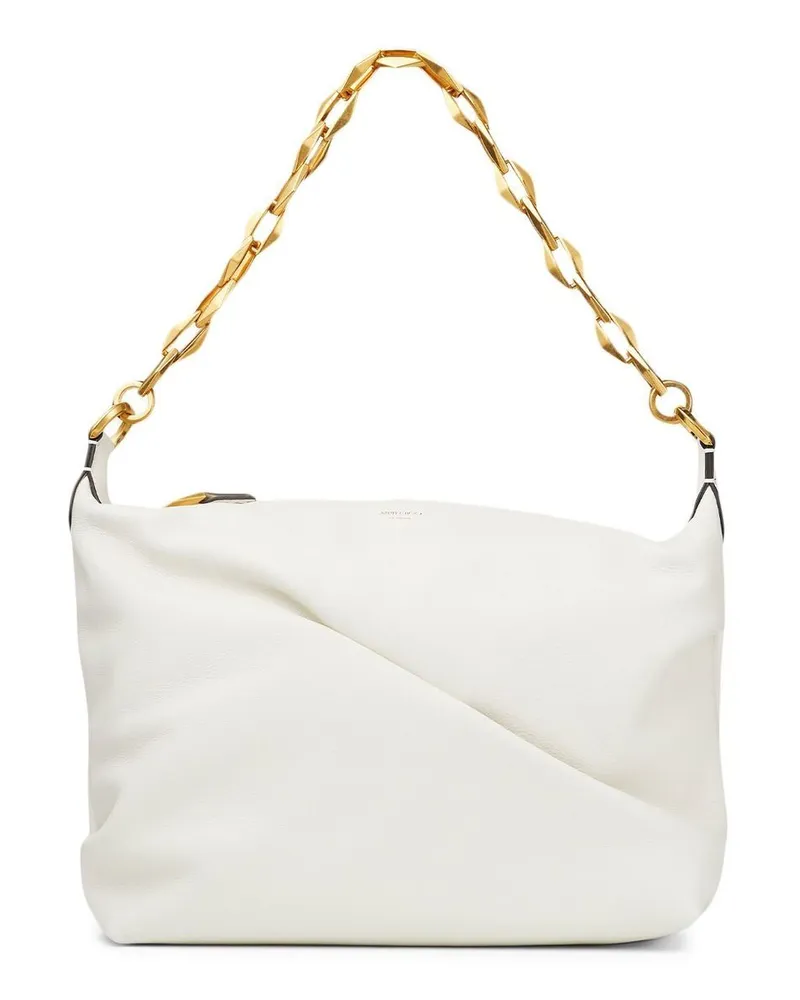 Jimmy Choo Weiche Schultertasche - Weiß Weiß