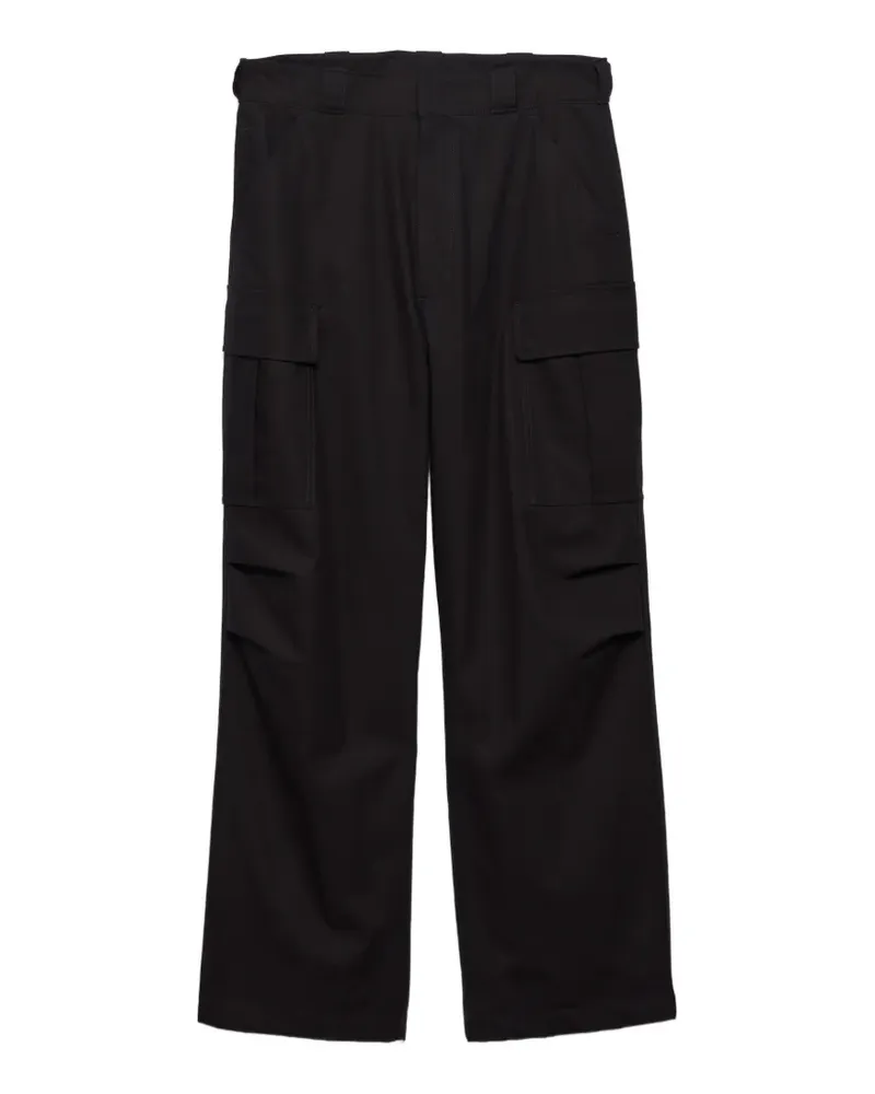 Prada Hose aus Baumwolle - Schwarz Schwarz