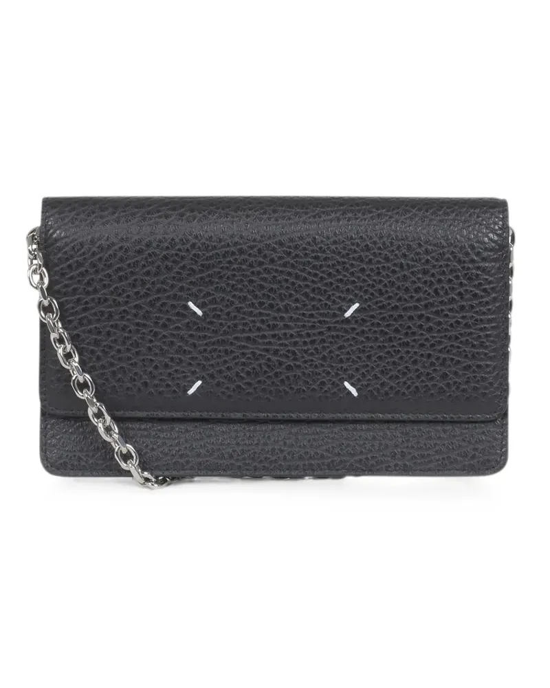 Maison Margiela Four Stitches chain wallet - Schwarz Schwarz