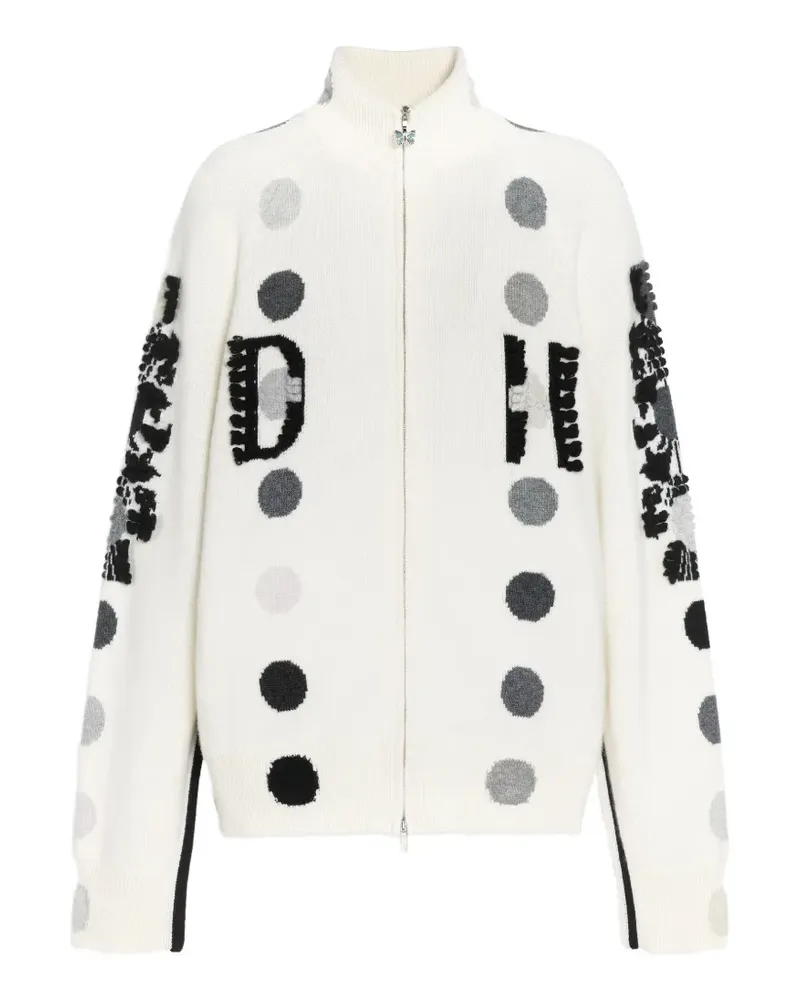 Barrie x Damien Hirst The Spots Kaschmirpullover - Weiß Weiß