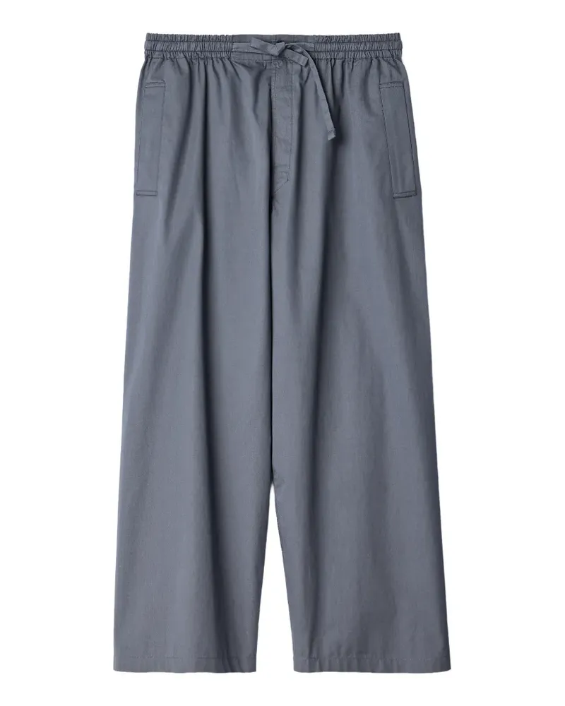Christophe Lemaire Pyjama-Hose aus leichtem Baumwoll-Twill - Blau Blau