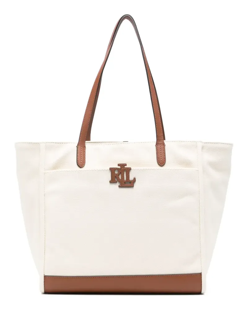 Ralph Lauren Schultertasche mit Logo - Nude Nude