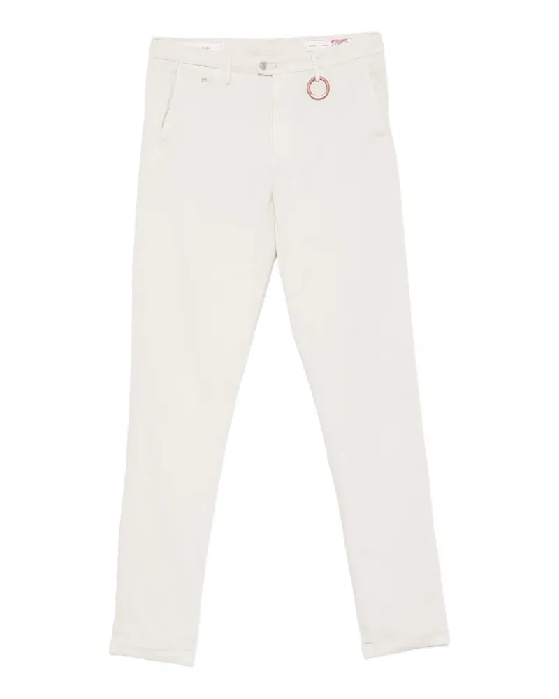 Tramarossa Luis logo-plaque trousers - Nude Nude