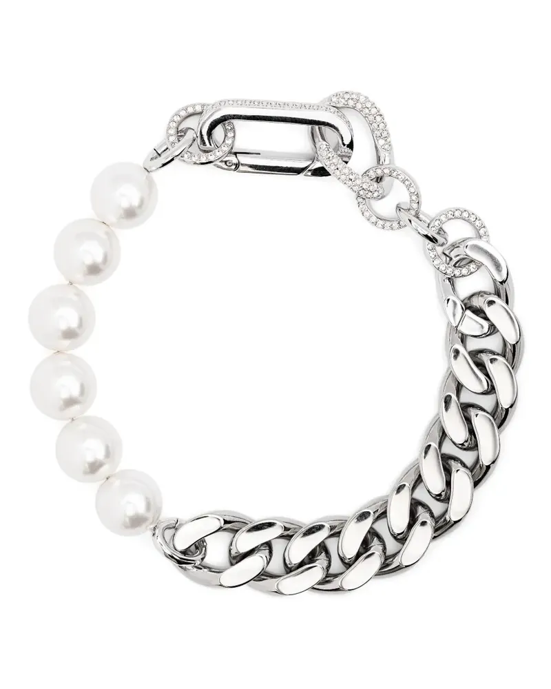 Swarovski Dextera Armband mit Kunstperlen - Silber Silber