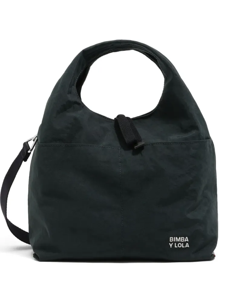 BIMBA Y LOLA Mittelgroße Tote Bag mit Logo - Grün Grün