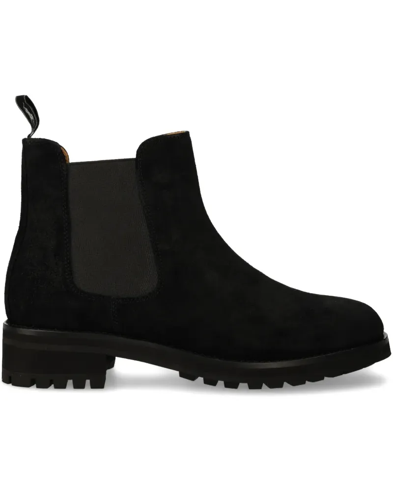 Ralph Lauren Stiefel aus Wildleder - Schwarz Schwarz