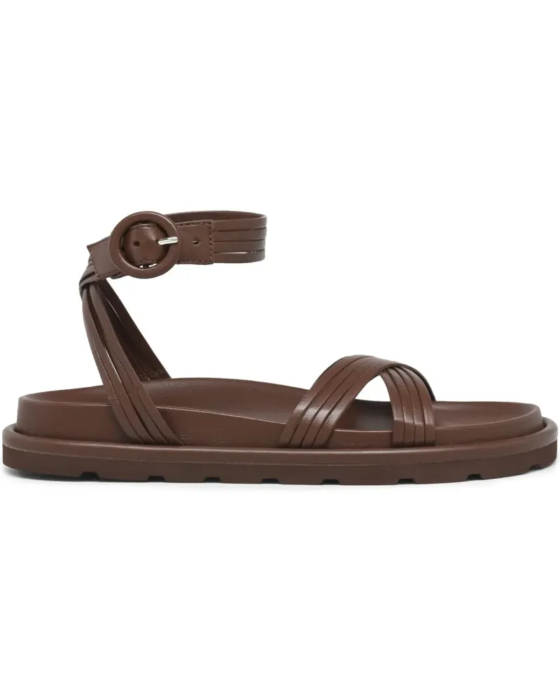 Gianvito Rossi Sandalen aus Leder - Braun Braun