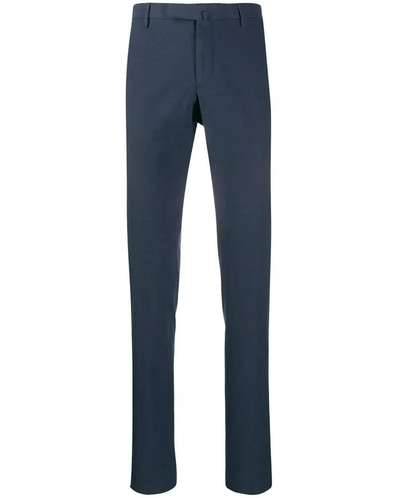 Incotex Chino mit geradem Bein - Blau Blau