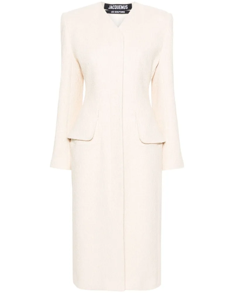 Jacquemus Le Manteau Cubo Mantel - Nude Nude