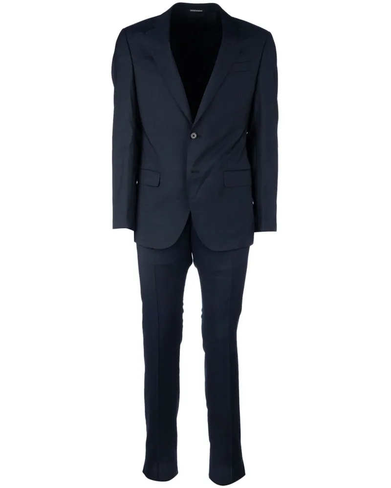 Emporio Armani Anzug aus Wolle - Blau Blau