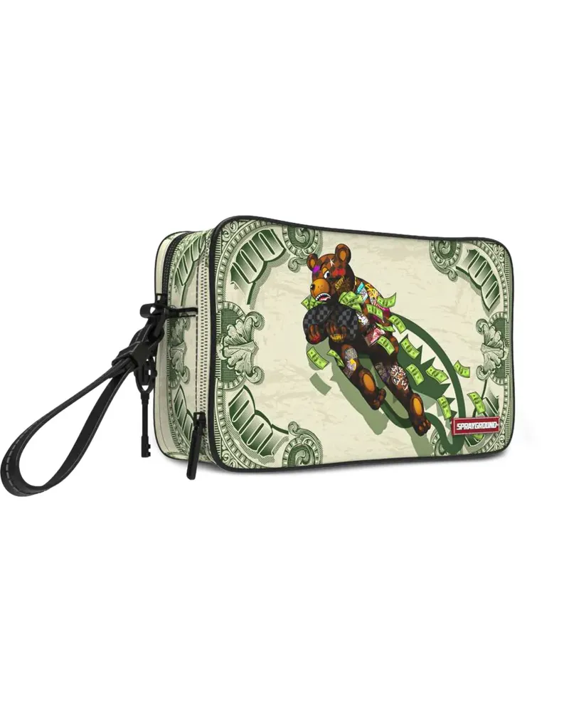 Sprayground Bear Force One toiletry bag - Nude Nude