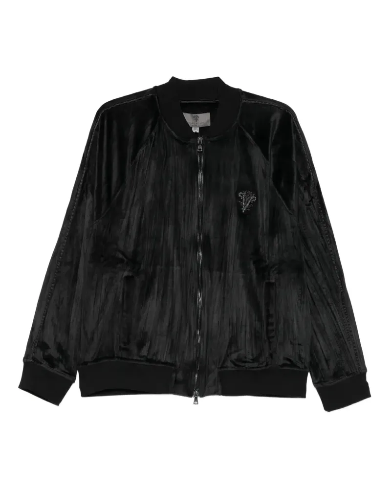 John Varvatos zip-up jacket - Schwarz Schwarz