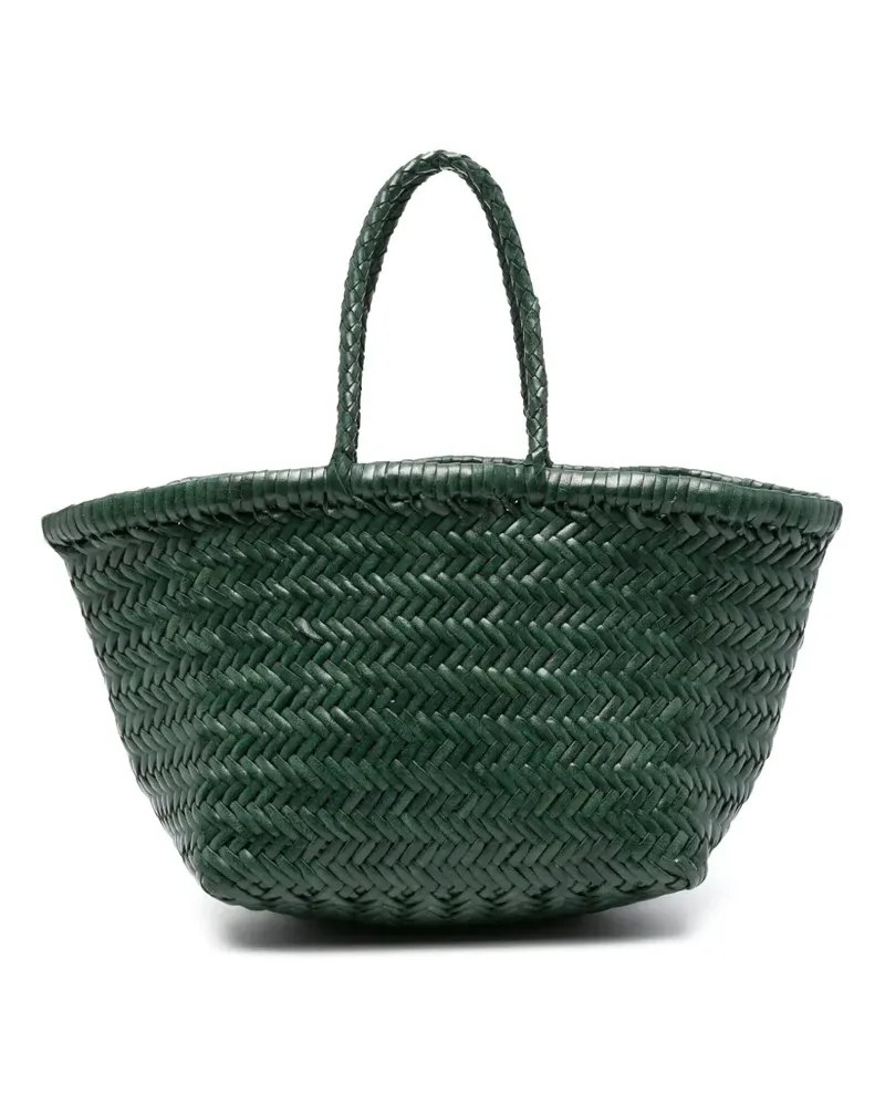 Dragon Diffusion Kleine gewebte Triple Jump Handtasche - Grün Grün