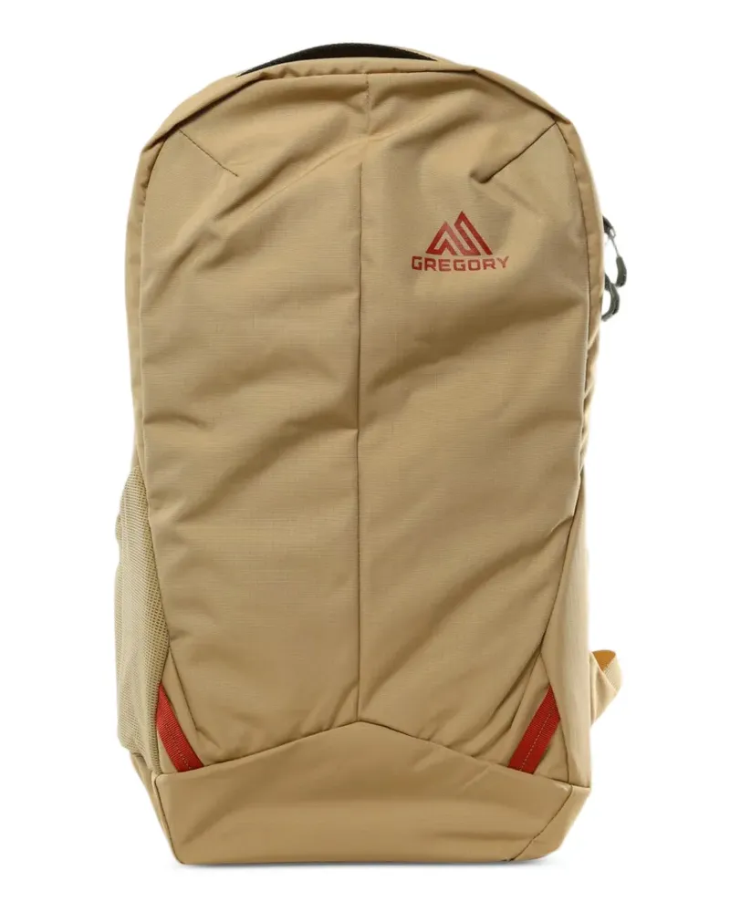 Gregory Rhune 22 logo-print ripstop backpack - Nude Nude