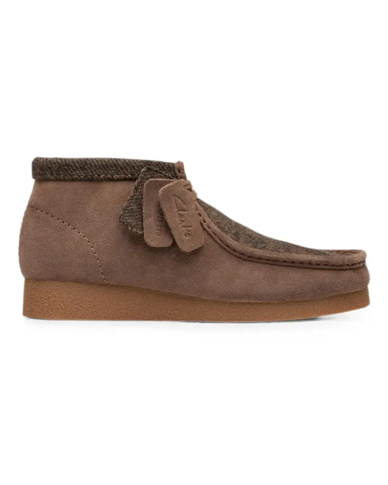 Clarks Wallabee Evo suede ankle boots - Braun Braun