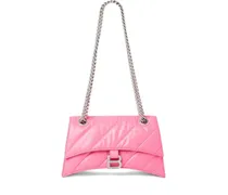Kleine Crush Schultertasche mit Steppmuster - Rosa